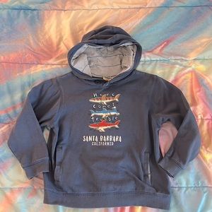 Adorable Earth Nymph Ron Jon Kids Shady Trouble Pullover Hoodie size 10